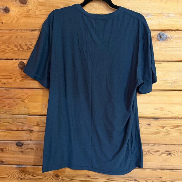 Vuori Strato Mens Tech Tee Blue Size XL Dark Blue - Picture 2 of 6